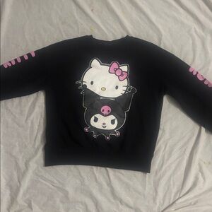 Hello Kitty Black Sweatshirt with Pink Accents
Only wear once